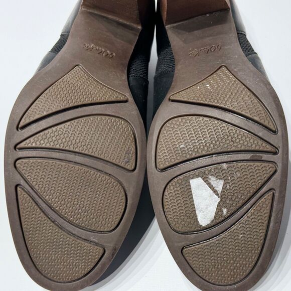 OluKai Ho Oui Women’s Ankle Booties Boots Comfort Shoes Black Leather Size 10 - Picture 5 of 15